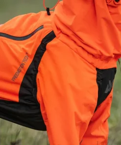 Non-stop Dogwear Fjord Overall Raincoat - Small Sizes Orange/black