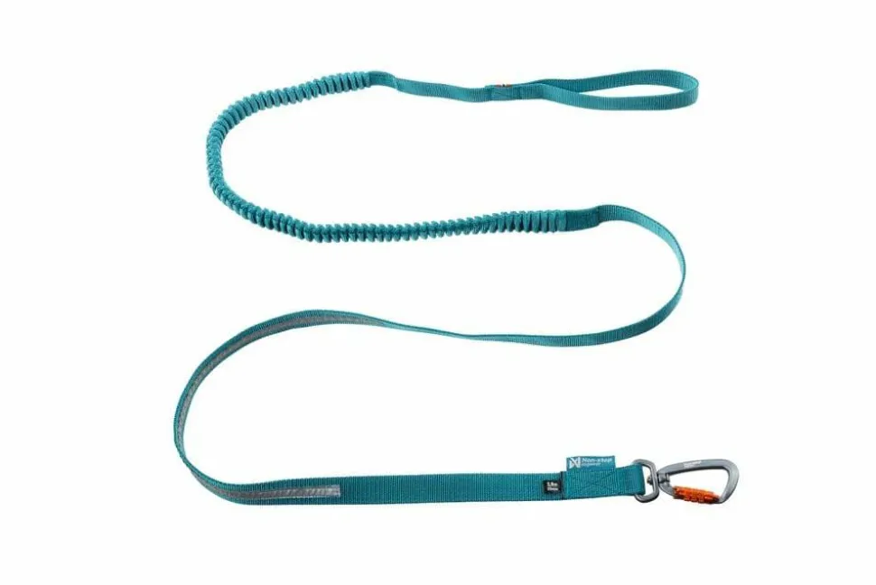 Non-stop Dogwear Touring Bungee Leash Teal