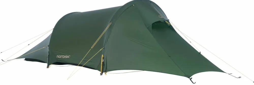 Nordisk Halland 2 LW (2.0) Tent Black Forest Green