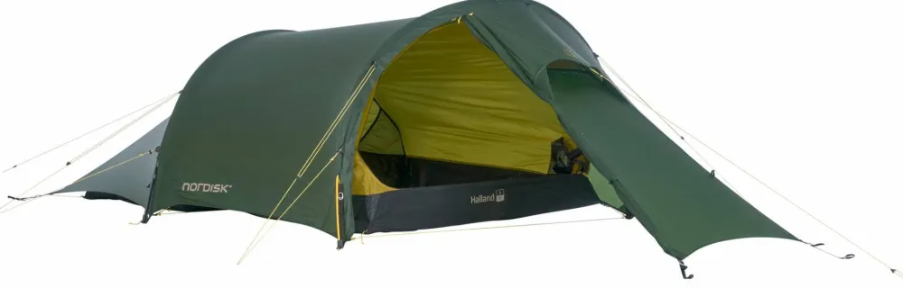 Nordisk Halland 2 LW (2.0) Tent Black Forest Green