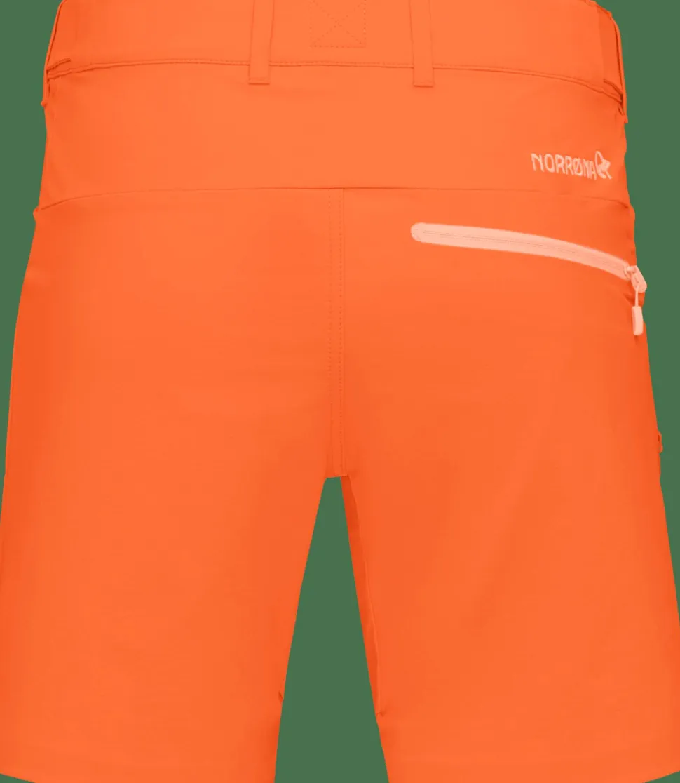 Norrøna Women's Falketind Flex1 Shorts Orange Alert