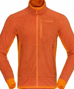 Norrøna Men's Falketind Warm1 Active Jacket Gold Flame/Exuberance Outlet