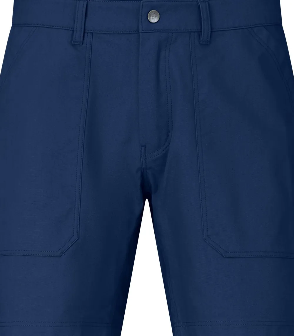 Norrøna Men's Femund Canvas Cotton Shorts Indigo Night New