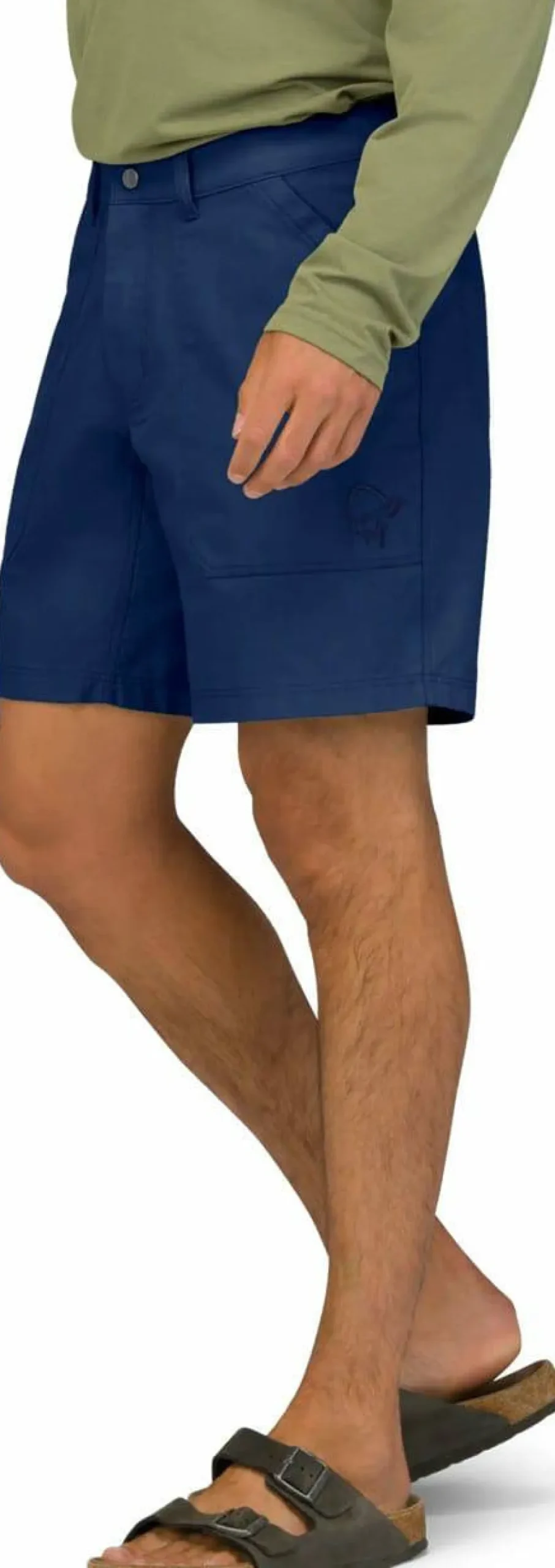 Norrøna Men's Femund Canvas Cotton Shorts Indigo Night New