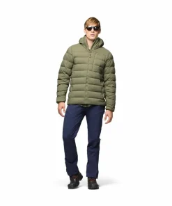 Norrøna Men's Femund Down700 Zip Hood Olive Night