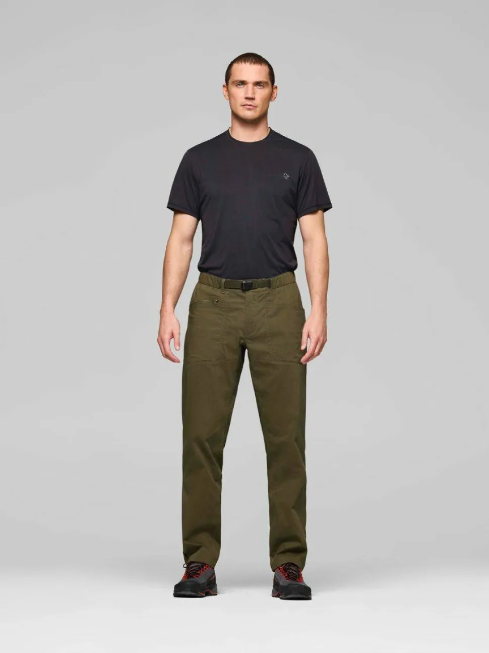 Norrøna Men's Femund Mid Cotton Pants Olive Night