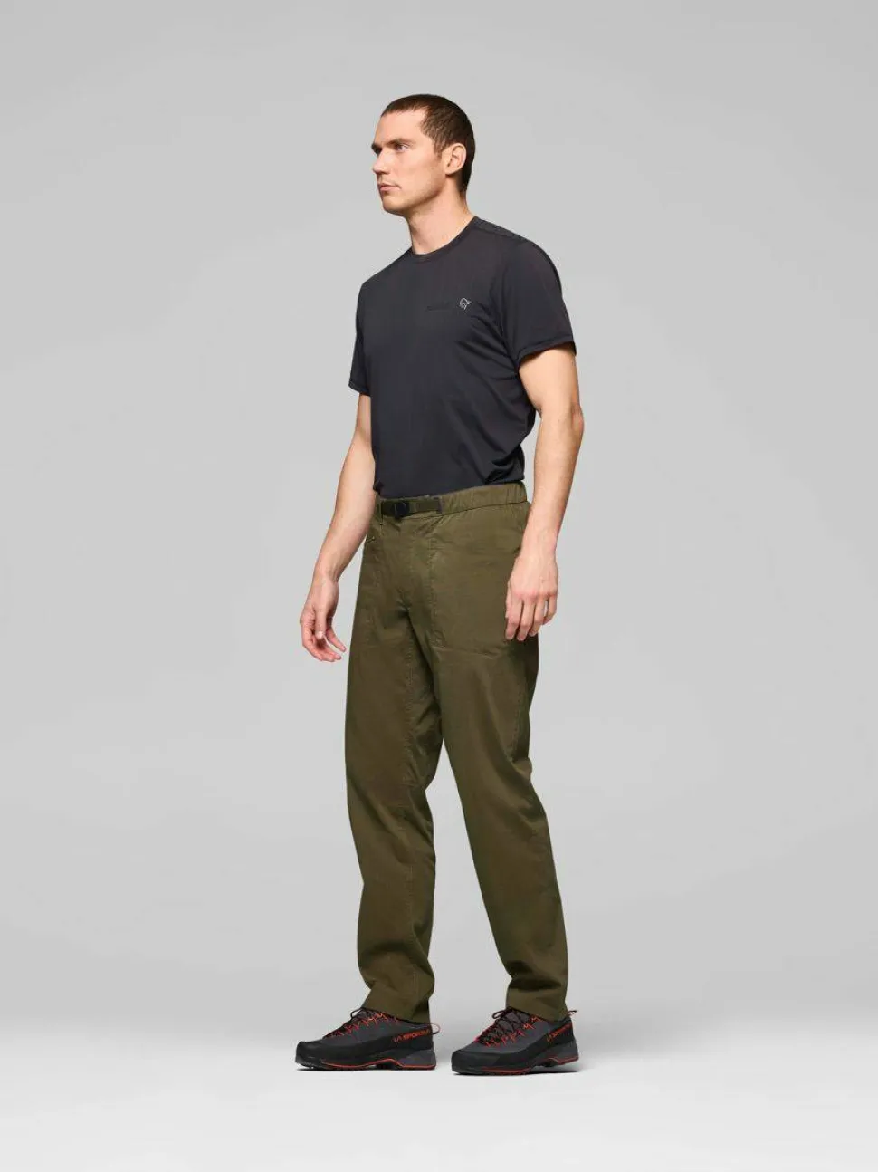 Norrøna Men's Femund Mid Cotton Pants Olive Night