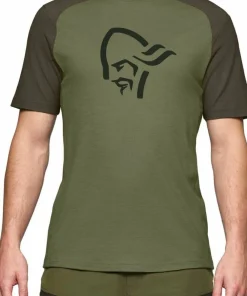 Norrøna Men's Femund PureUll T-Shirt Loden Green
