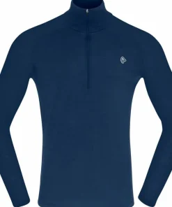 Norrøna Men's Femund PureUll Zip Neck Indigo Night