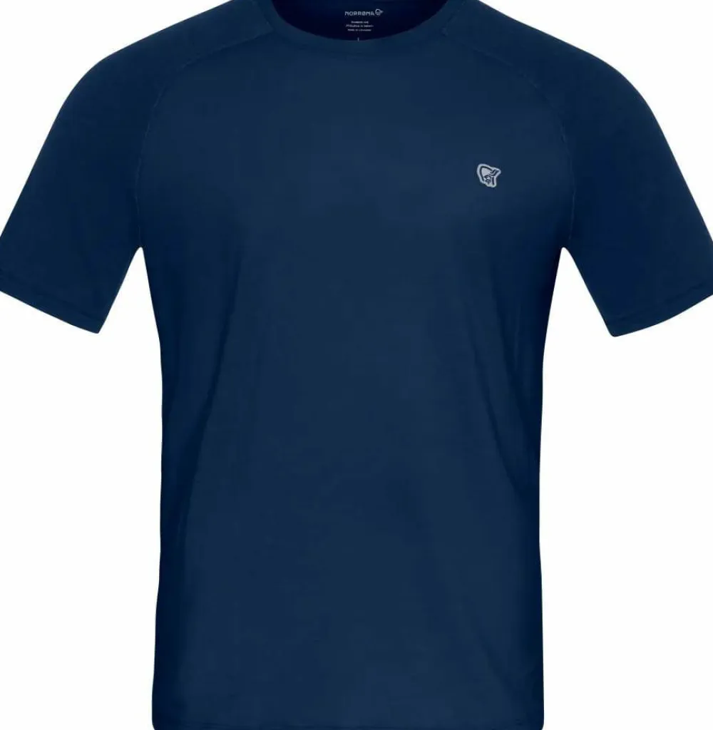 Norrøna Men's Femund PureUll T-Shirt Indigo Night Best