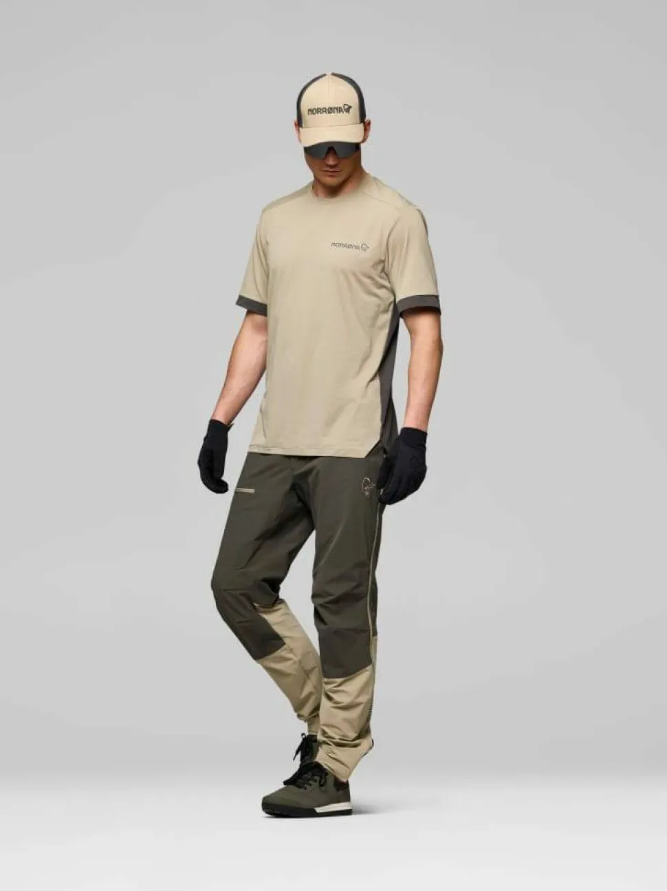 Norrøna Men's Fjørå Equaliser T-Shirt Winter Twig/Beluga