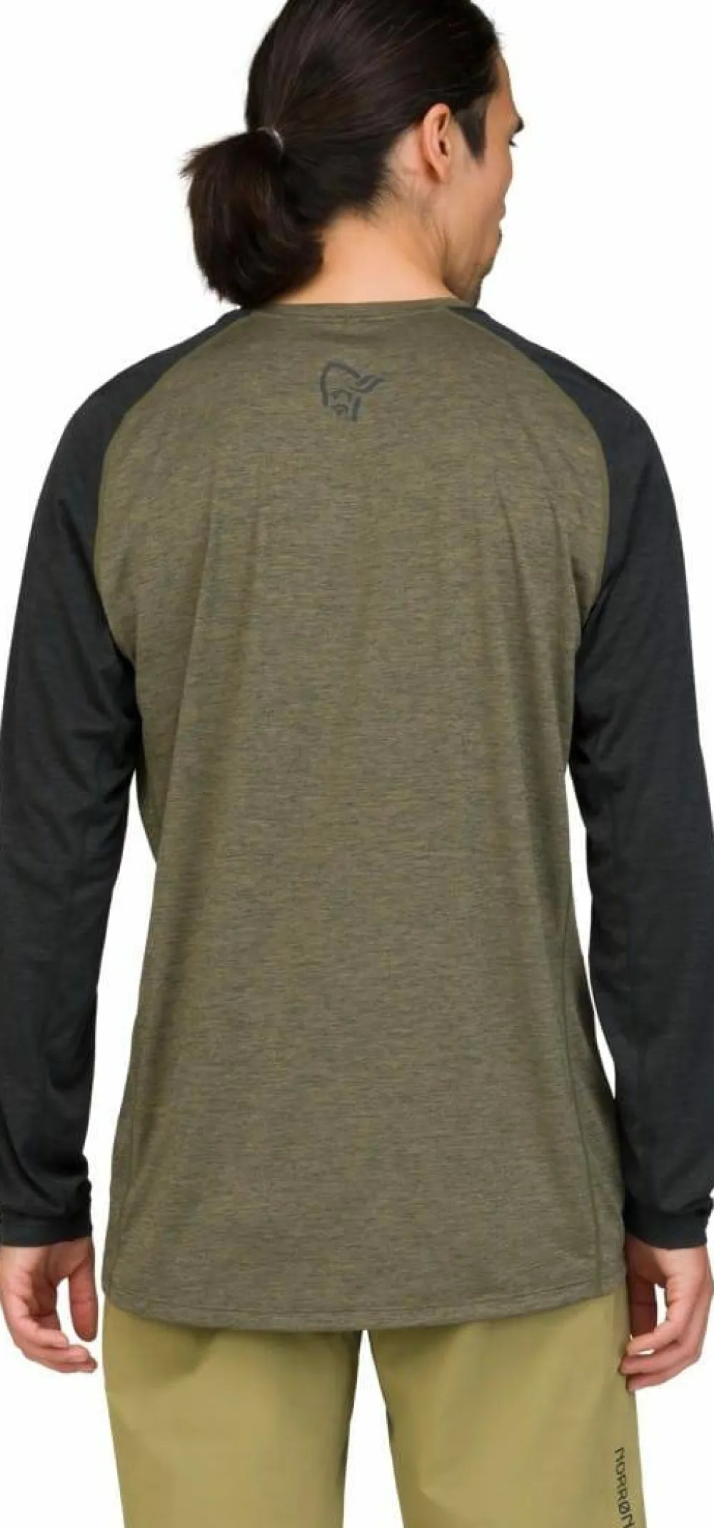 Norrøna Men's Fjørå Equaliser Lightweight Long Sleeve Olive Night Hot