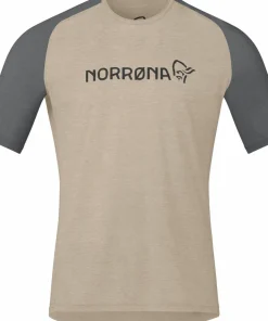 Norrøna Men's Fjørå Equaliser Lightweight T-Shirt Winter Twig/Beluga