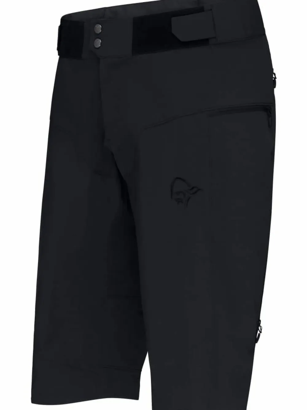 Norrøna Men's Fjørå Flex1 Hybrid Shorts Caviar Black Outlet