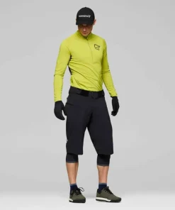 Norrøna Men's Fjørå Flex1 Hybrid Shorts Caviar Black Outlet