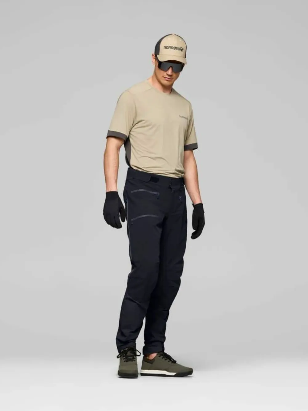 Norrøna Men's Fjørå Flex1 Pants Caviar Black Outlet