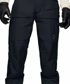 Norrøna Men's Lofoten GORE-TEX Insulated Short Pants Caviar Black New