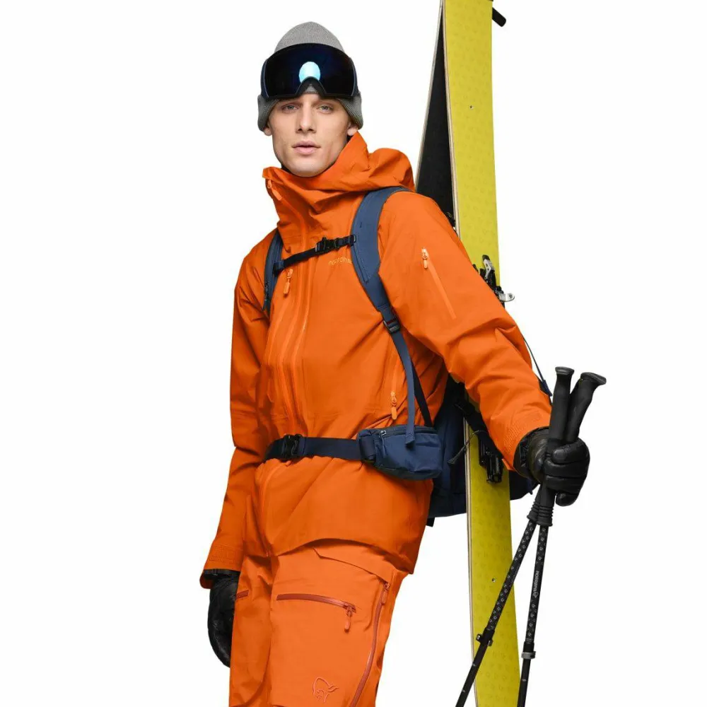 Norrøna Men's Lofoten GORE-TEX Pro Jacket Gold Flame Sale