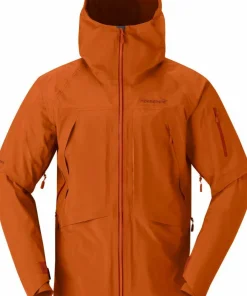 Norrøna Men's Møre GORE-TEX Jacket Gold Flame Sale