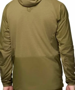 Norrøna Men's Møre Octa Zip Hood Dark Olive
