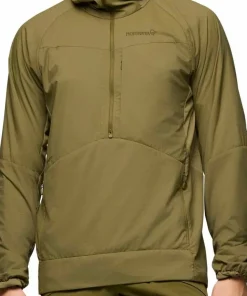 Norrøna Men's Møre Octa Zip Hood Dark Olive