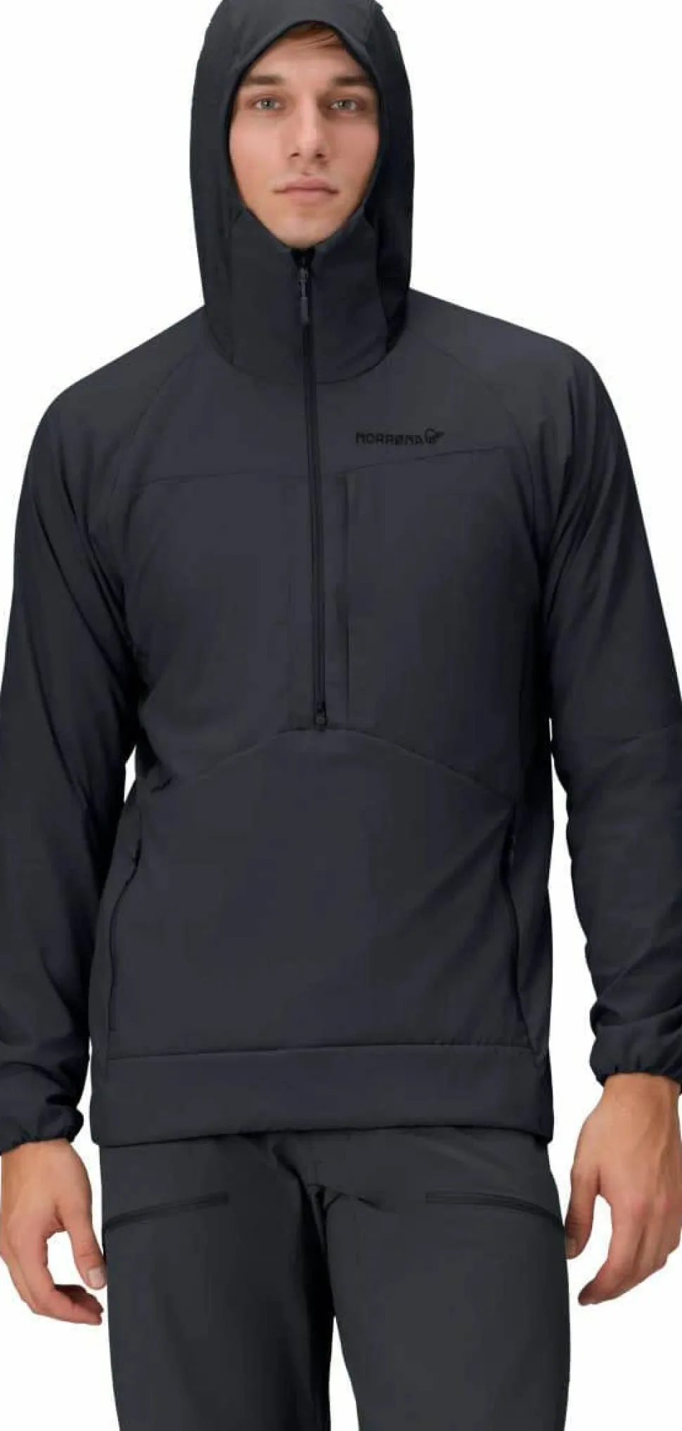 Norrøna Men's Møre Octa Zip Hood Caviar