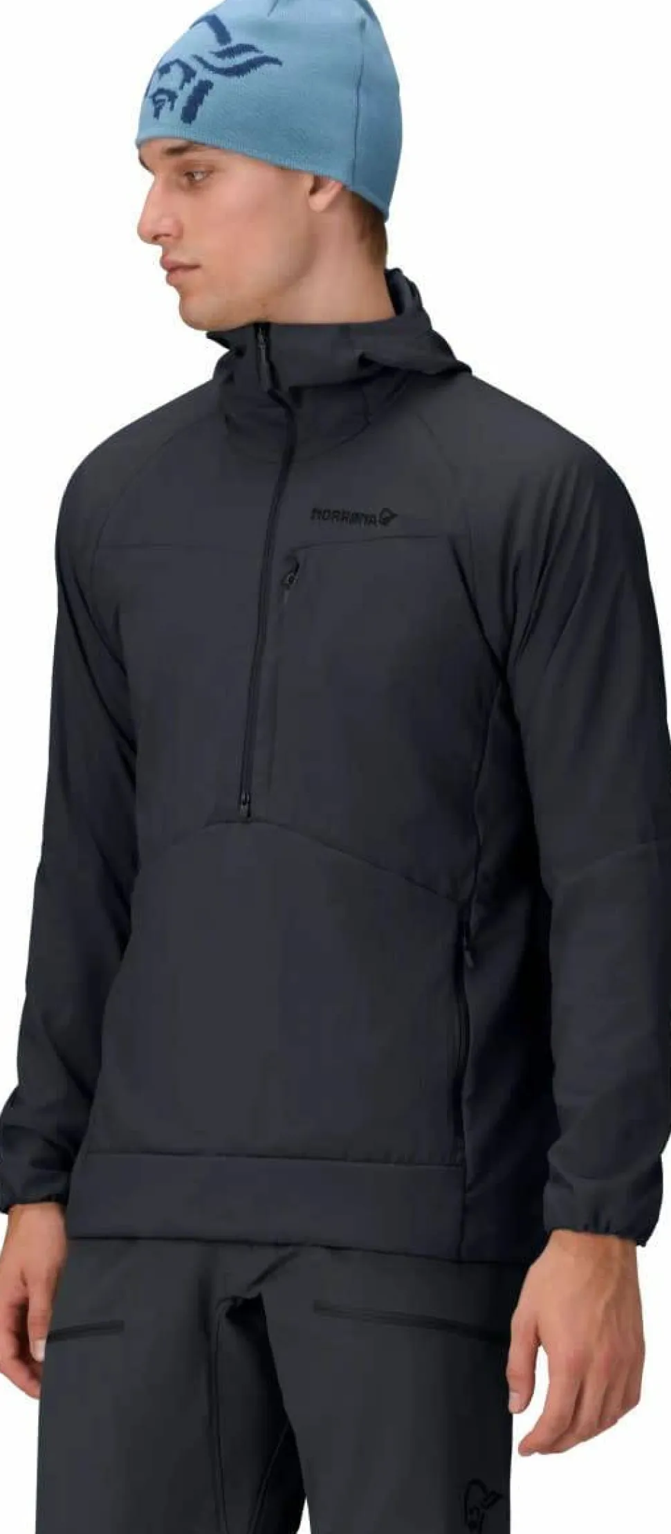 Norrøna Men's Møre Octa Zip Hood Caviar