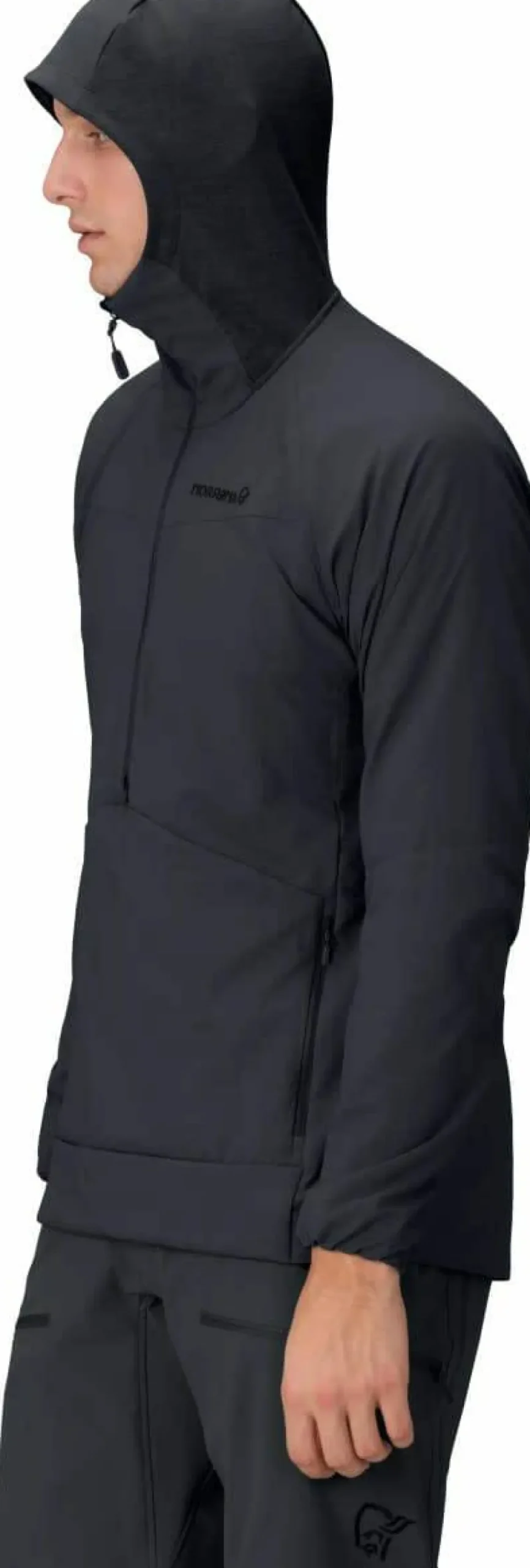 Norrøna Men's Møre Octa Zip Hood Caviar