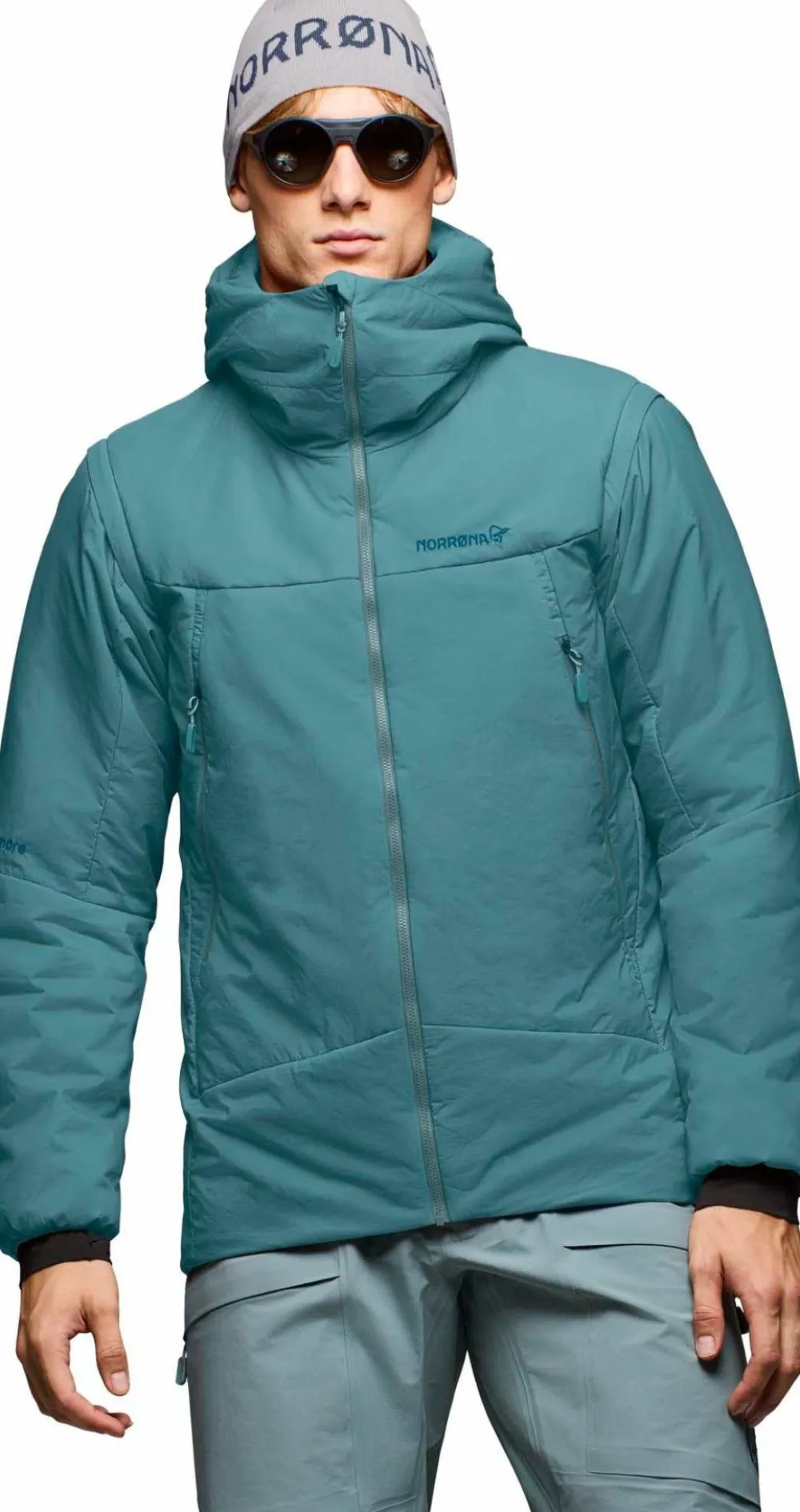 Norrøna Men's Møre Thermo60 Aero200 Jacket Trooper New