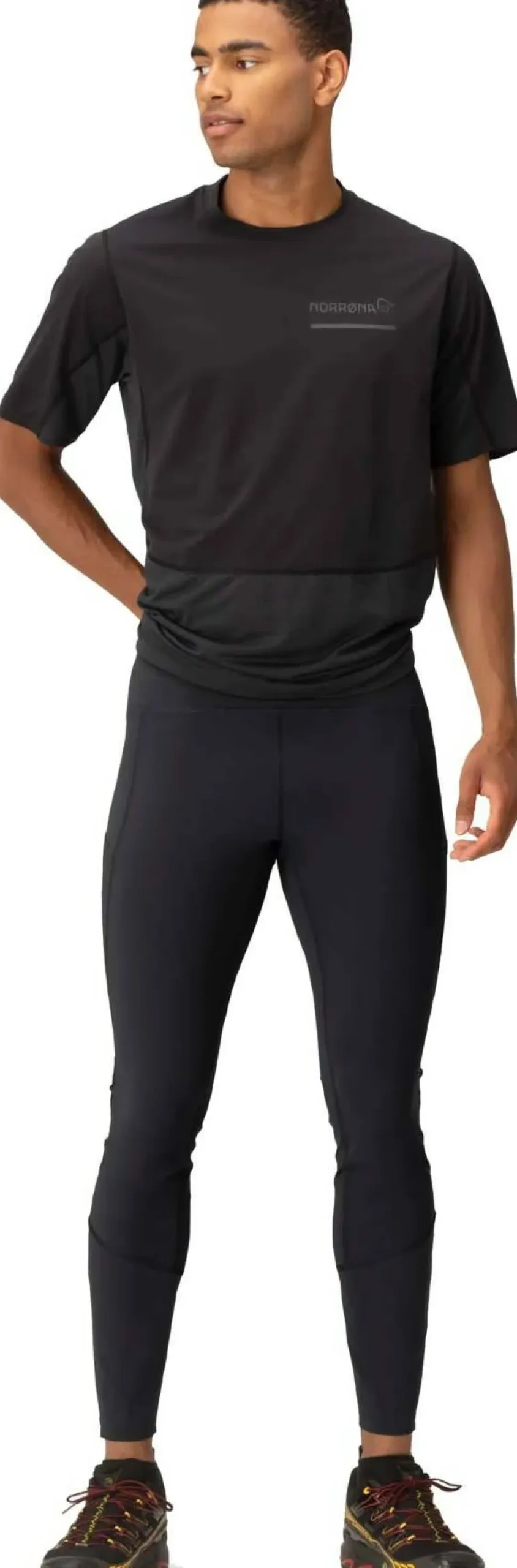 Norrøna Men's Senja Equaliser Stretch Tights Caviar