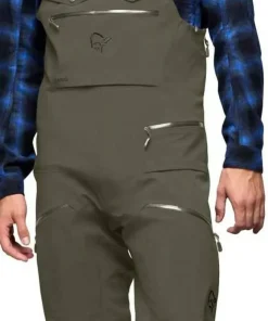 Norrøna Men's Tamok GORE-TEX Performance Shell Bib Beluga Online