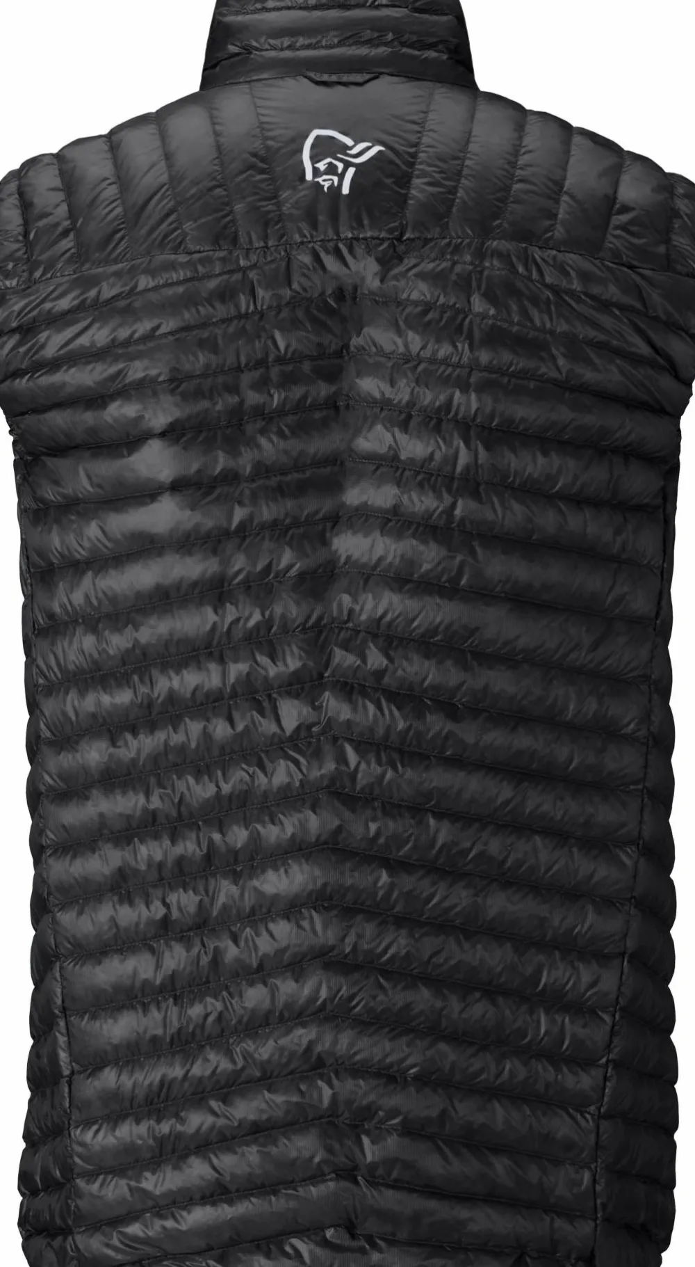 Norrøna Men's Trollveggen Superlight Down Vest Caviar Black New