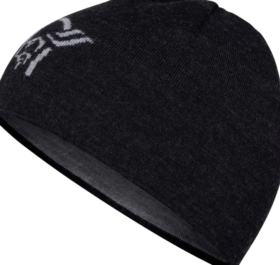 Norrøna Unisex /29 Light Merinoull Logo Beanie Caviar Melange
