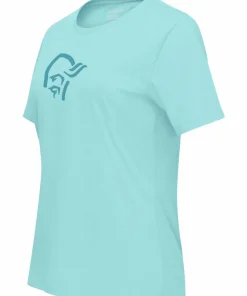 Norrøna Women's /29 Cotton Viking T-shirt Aqua Haze Sale