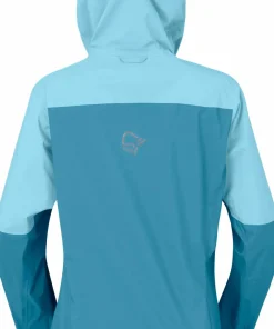 Norrøna Women's Falketind Dri1 Jacket Brittany Blue/Aqua Haze Sale