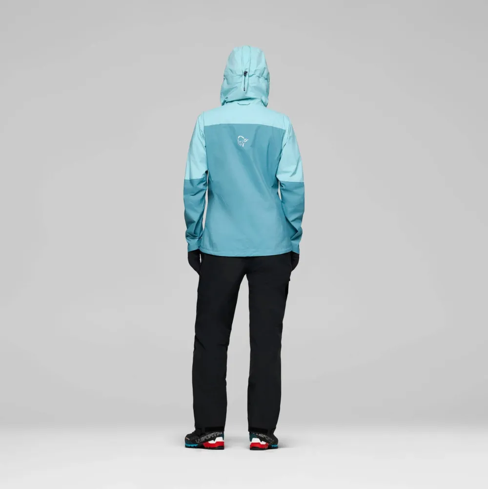 Norrøna Women's Falketind Dri1 Jacket Brittany Blue/Aqua Haze Sale