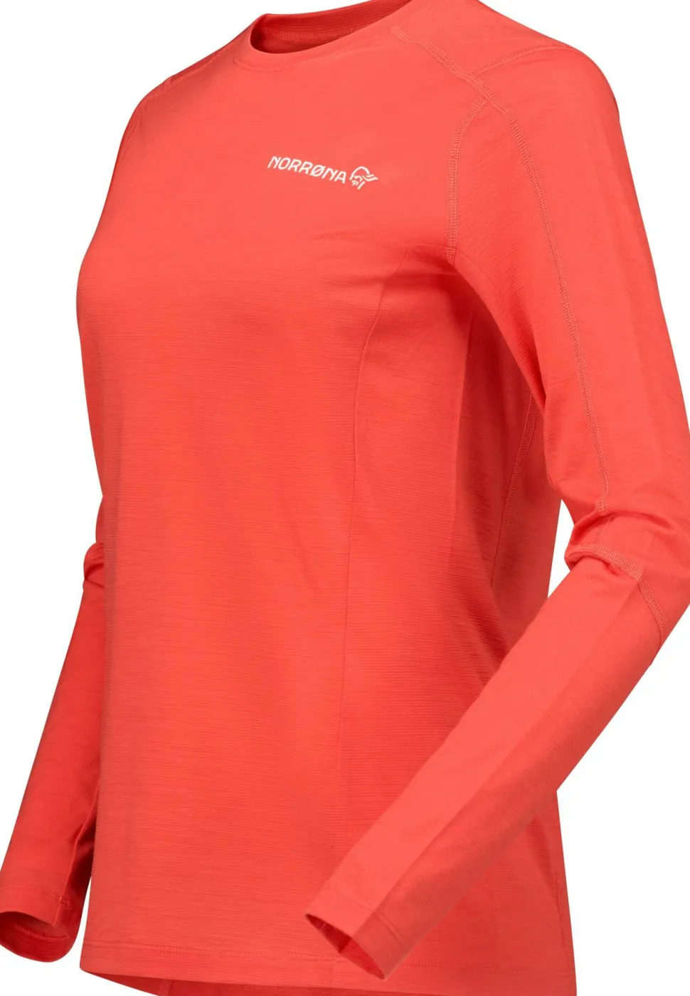 Norrøna Women's Falketind EqualiserUll Long Sleeve Paprika