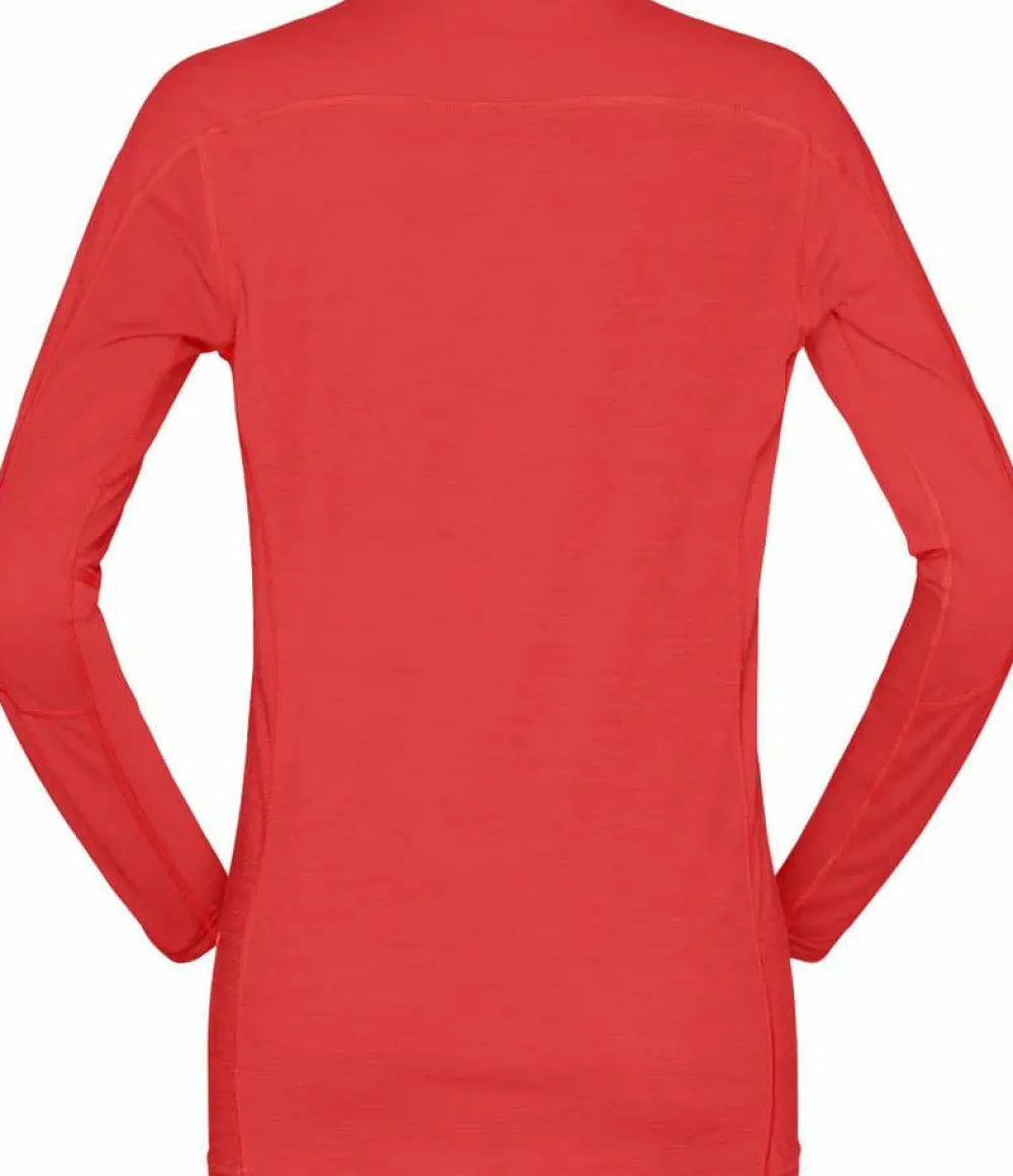 Outlet Women's Falketind Equaliser Merino Round Neck Underställ Dam