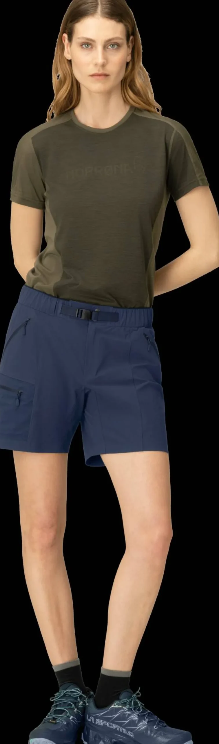 Norrøna Women's Falketind Flex1 Light Shorts Indigo Night