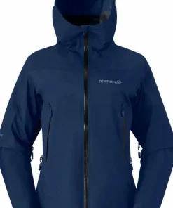 Discount Women's Falketind GORE-TEX Jacket Blue Gore-Tex