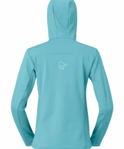 Norrøna Women's Falketind Warm Stretch Hood Brittany Blue