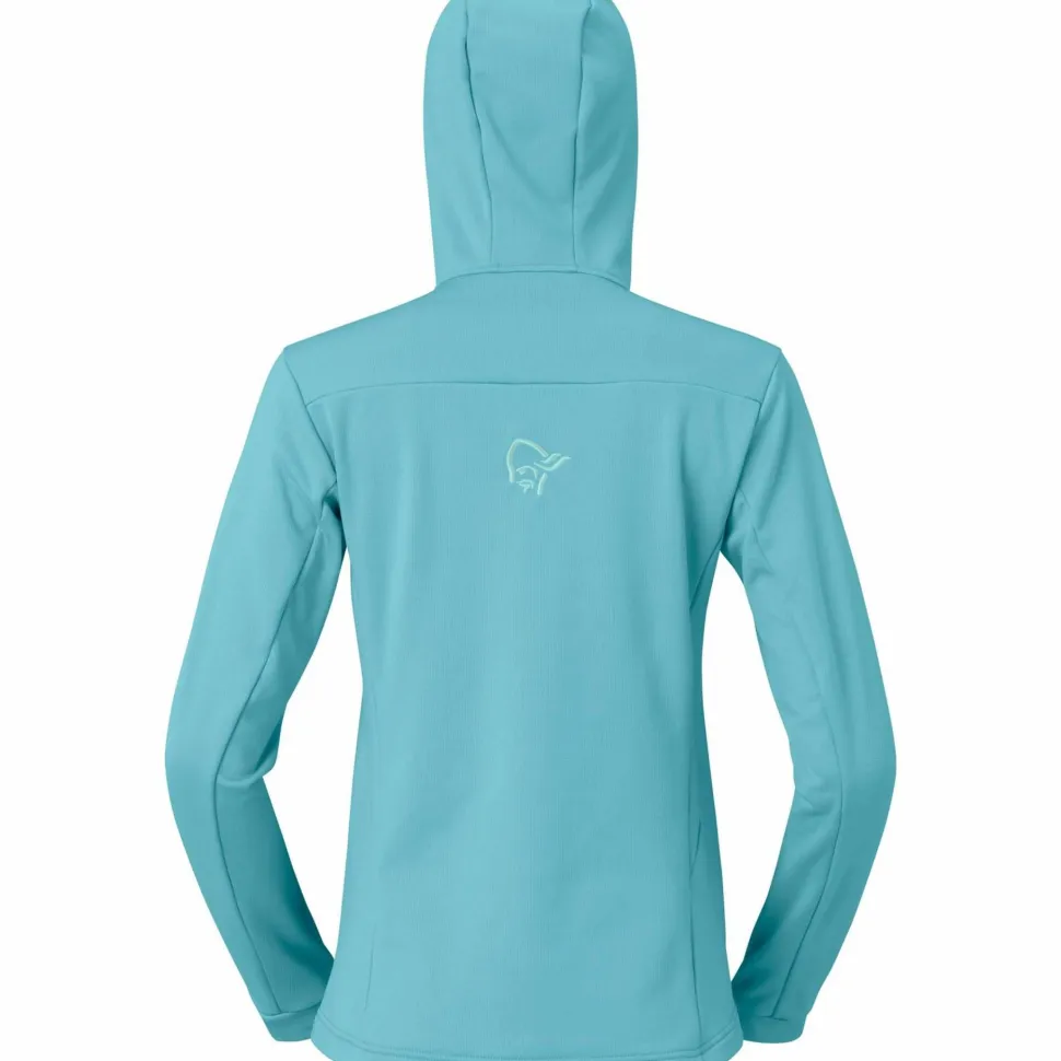 Norrøna Women's Falketind Warm Stretch Hood Brittany Blue