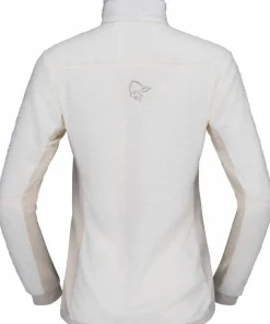 Norrøna Women's Falketind Warm1 Active Jacket Snow White/Oatmeal