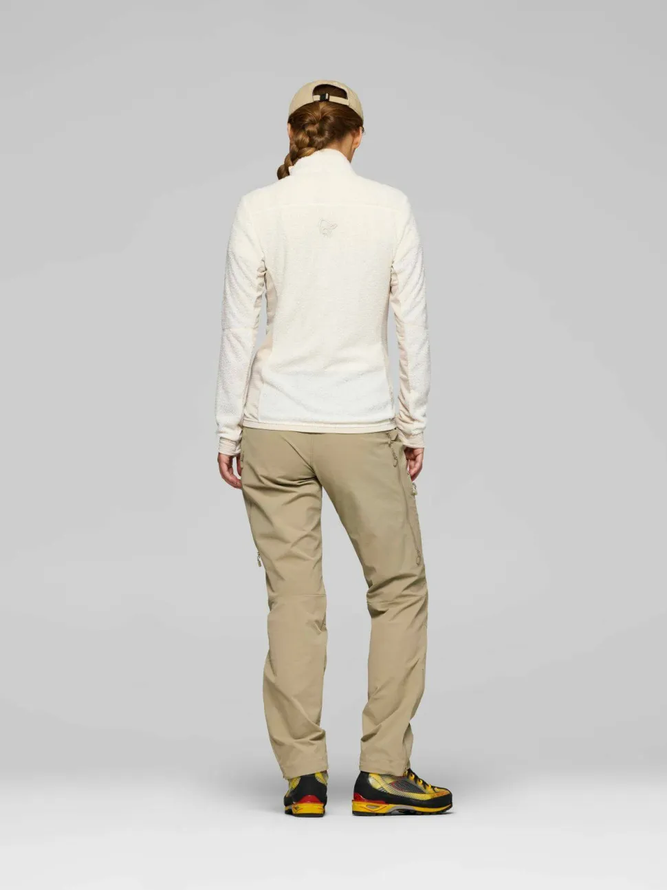 Norrøna Women's Falketind Warm1 Active Jacket Snow White/Oatmeal