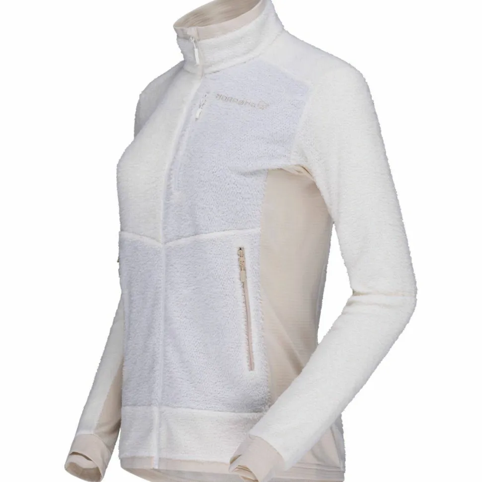 Norrøna Women's Falketind Warm1 Active Jacket Snow White/Oatmeal