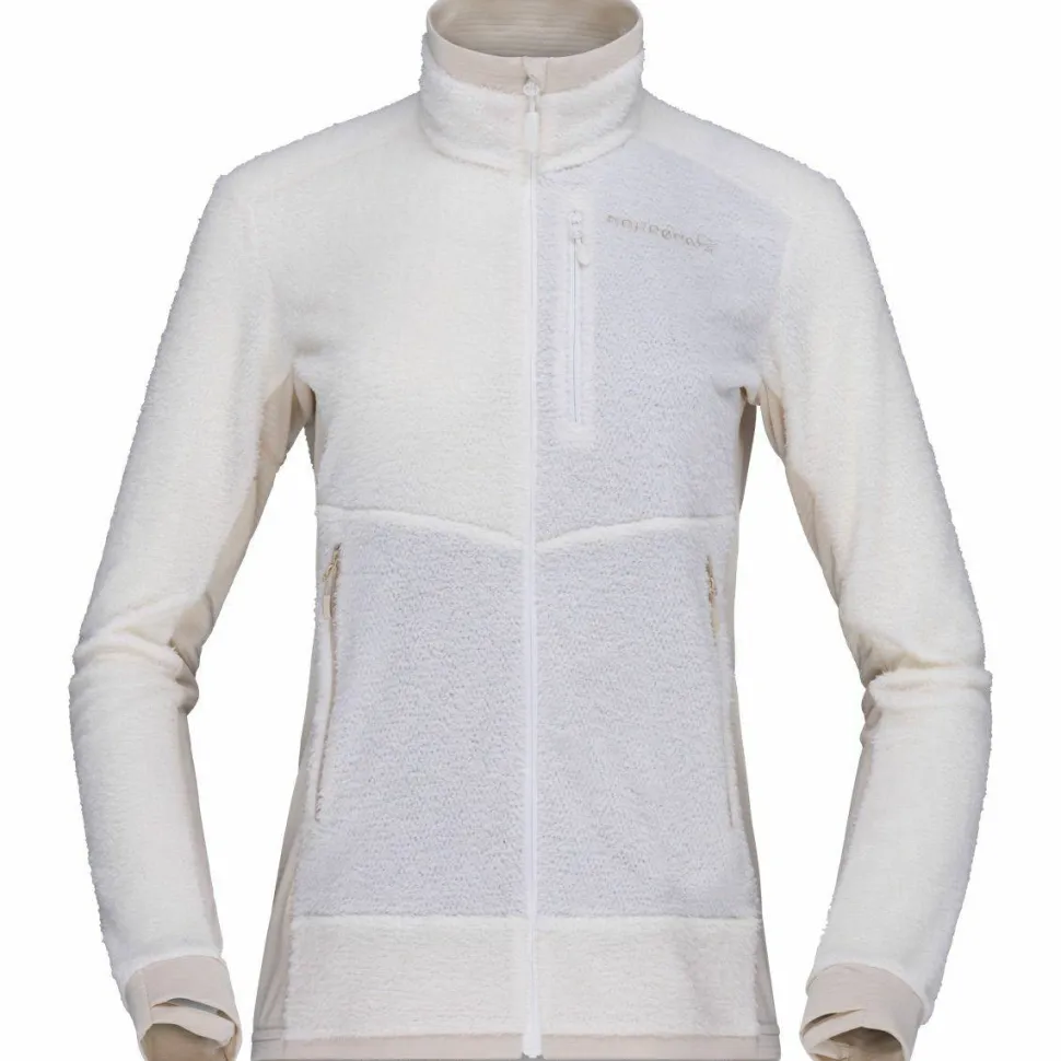 Norrøna Women's Falketind Warm1 Active Jacket Snow White/Oatmeal