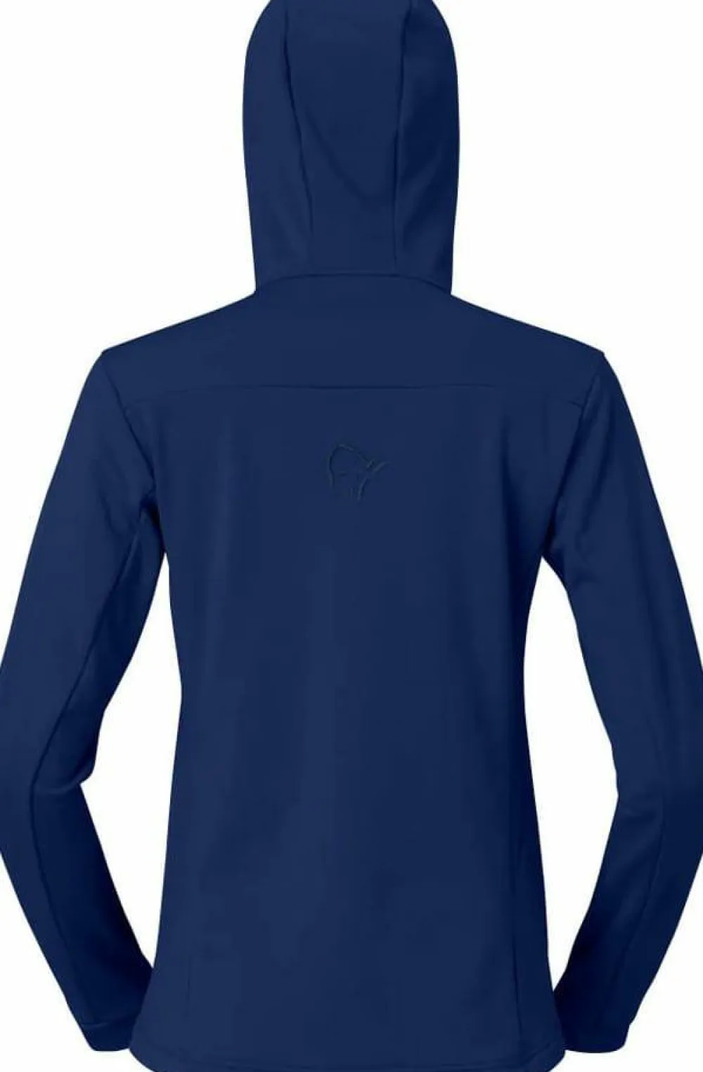 Women's Falketind Warm Stretch Hood Blue Damtröjor & Skjortor
