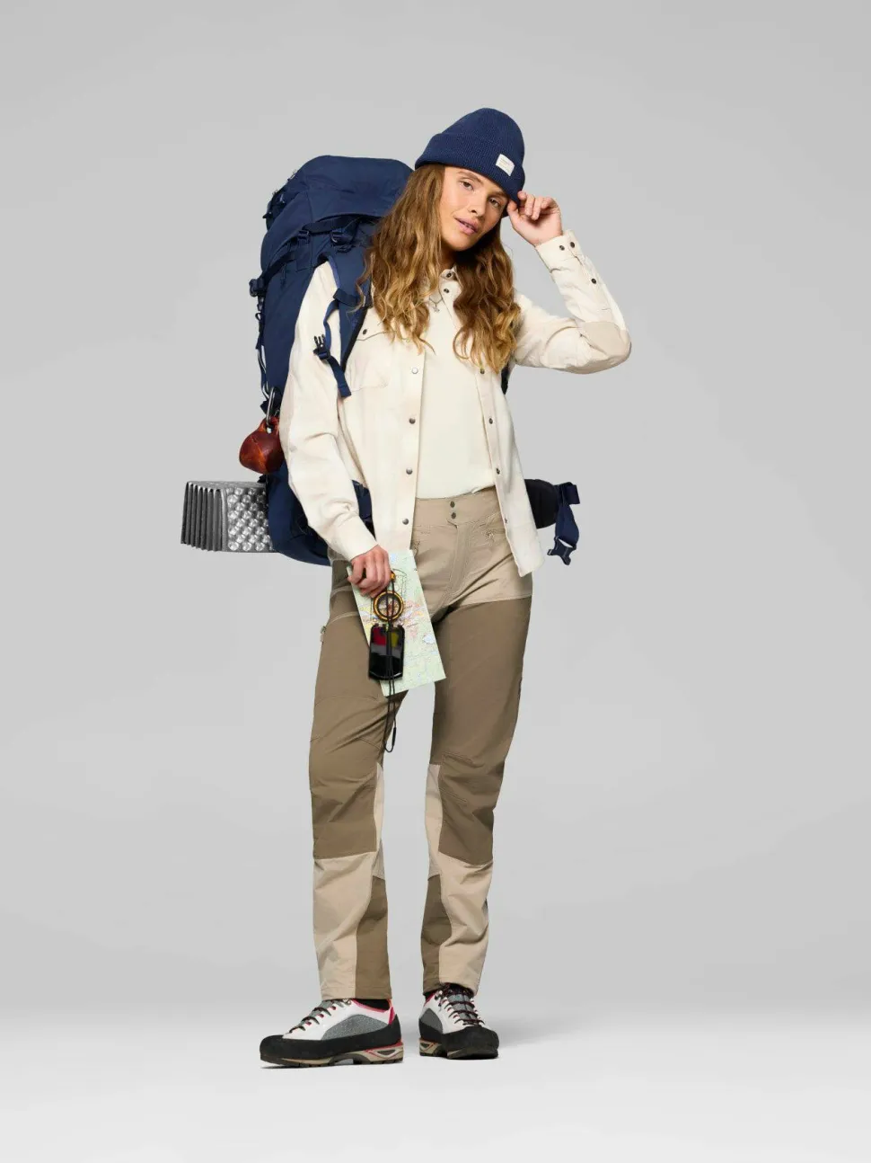 Norrøna Women's Femund Cotton Flex1 Light Pants Winter Twig/Bungee Cord