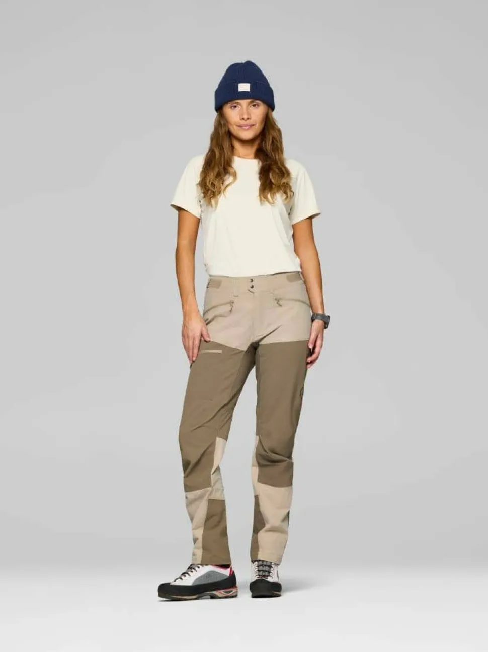 Norrøna Women's Femund Cotton Flex1 Light Pants Winter Twig/Bungee Cord