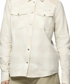 Norrøna Women's Femund Flannel Shirt Snow White New